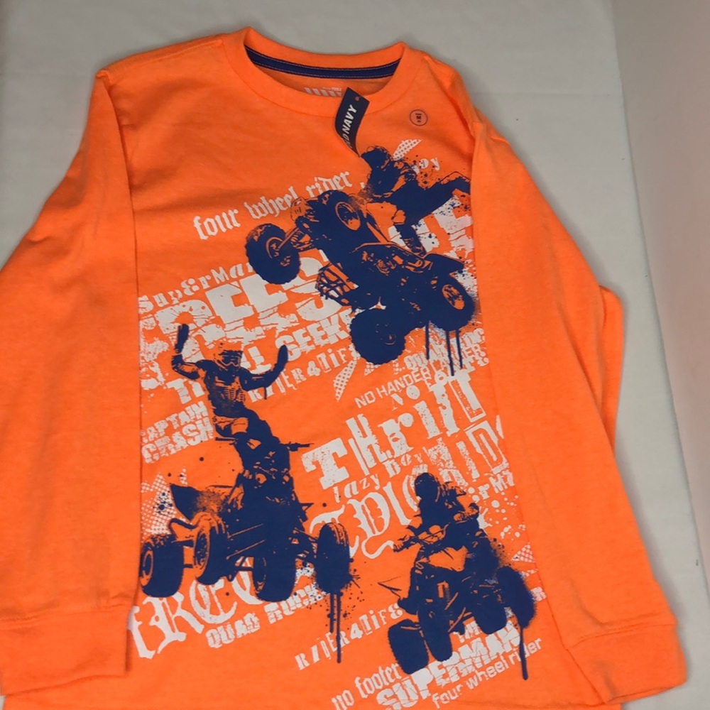 Boys Long Sleeve Four Wheeler Rider Shirt